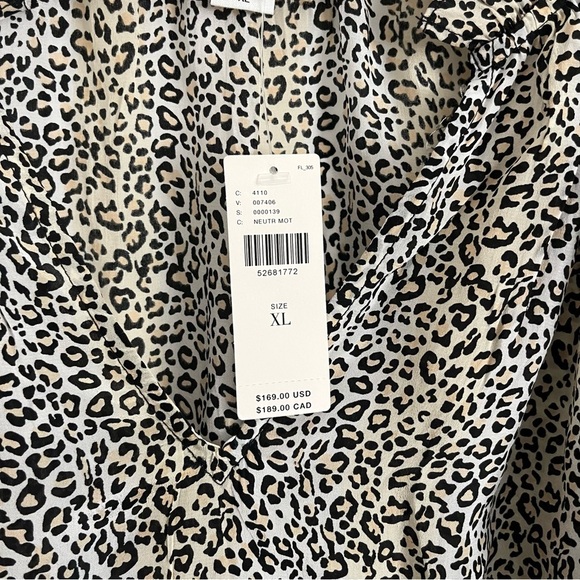 Anthropologie Velvet by Graham & Spencer Leopard Print Blouse - Picture 2 of 3